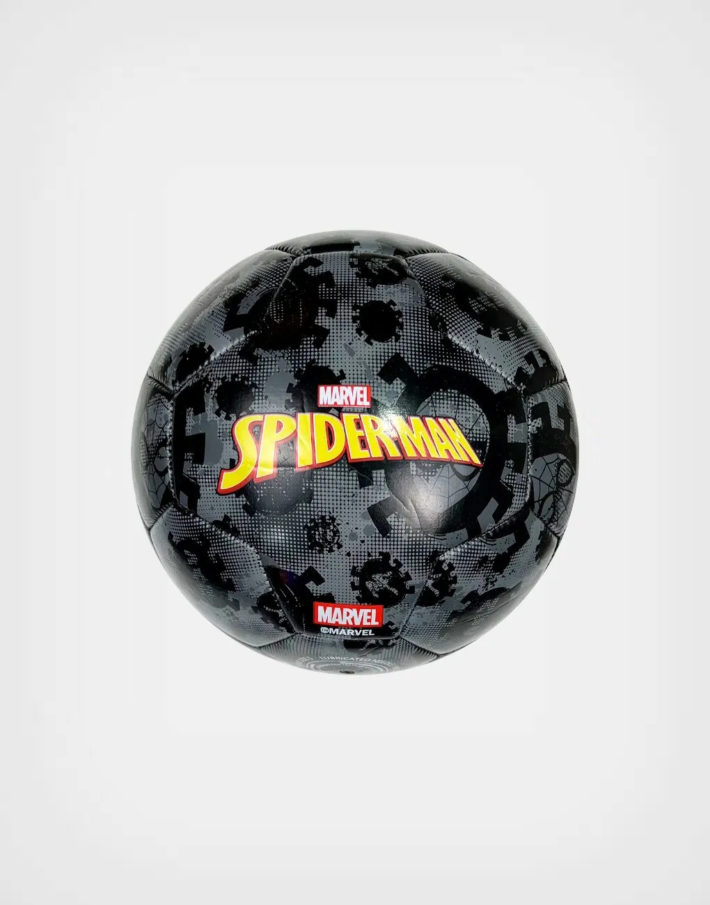 Pelota de Fútbol Spider Man Color Gris + Negro