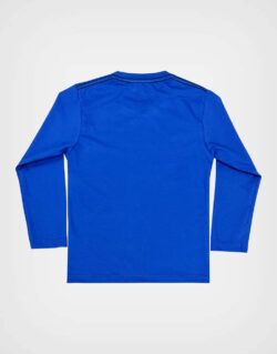 Polo Manga Larga Sonic 3 Color Azul Para Niños