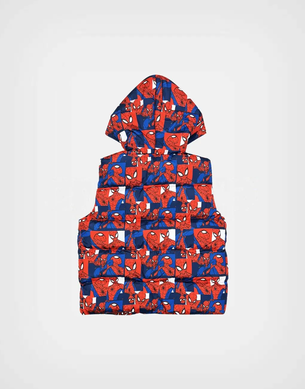 Chaleco Spiderman Color Azul con Capucha para niños