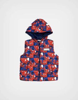 Chaleco Spiderman Color Azul con Capucha para niños
