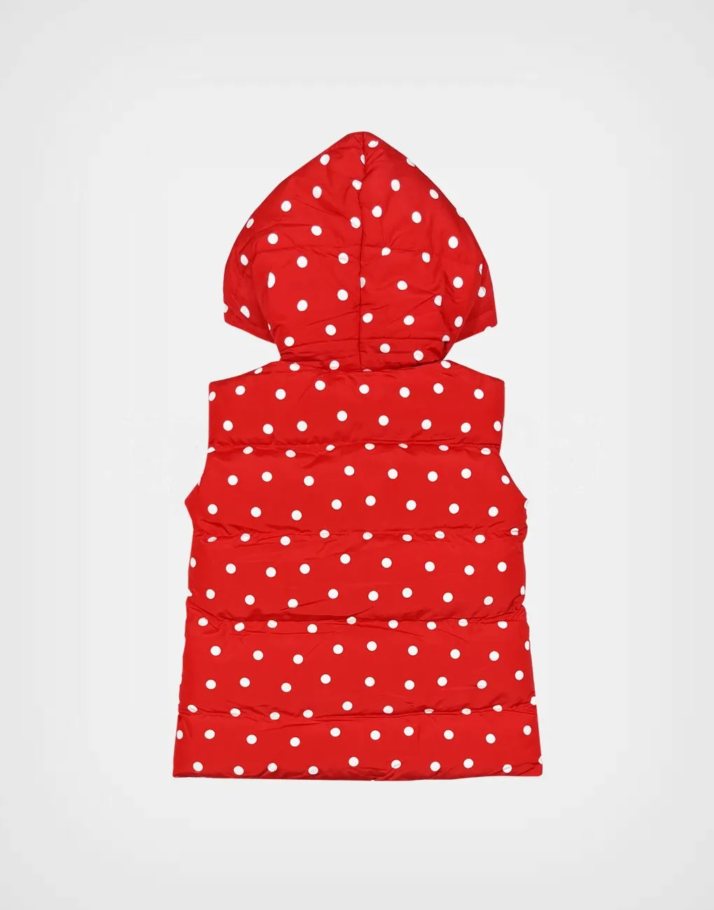 Chaleco Color Rojo Minnie Mouse con Capucha