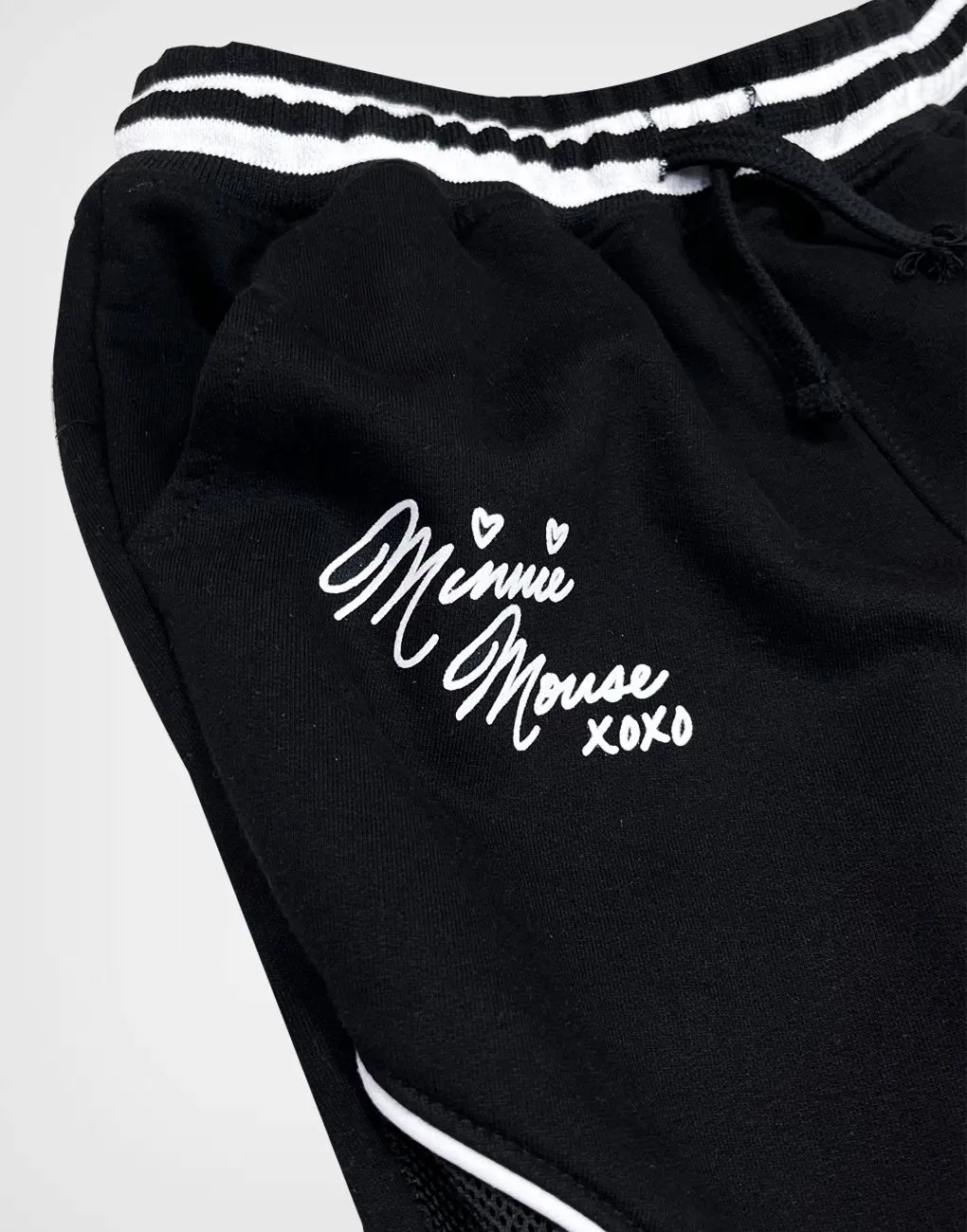 Jogger Color Negro Minnie Mouse XOXO