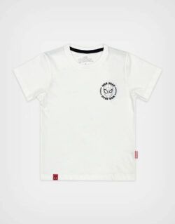 Polo Manga Corta Spider Man Color Marfil Para Niños