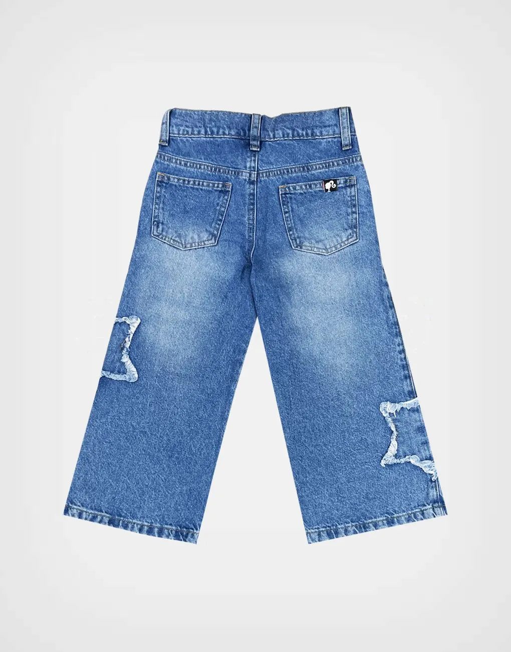 Pantalón Jean Barbie Color Azul Para Niñas