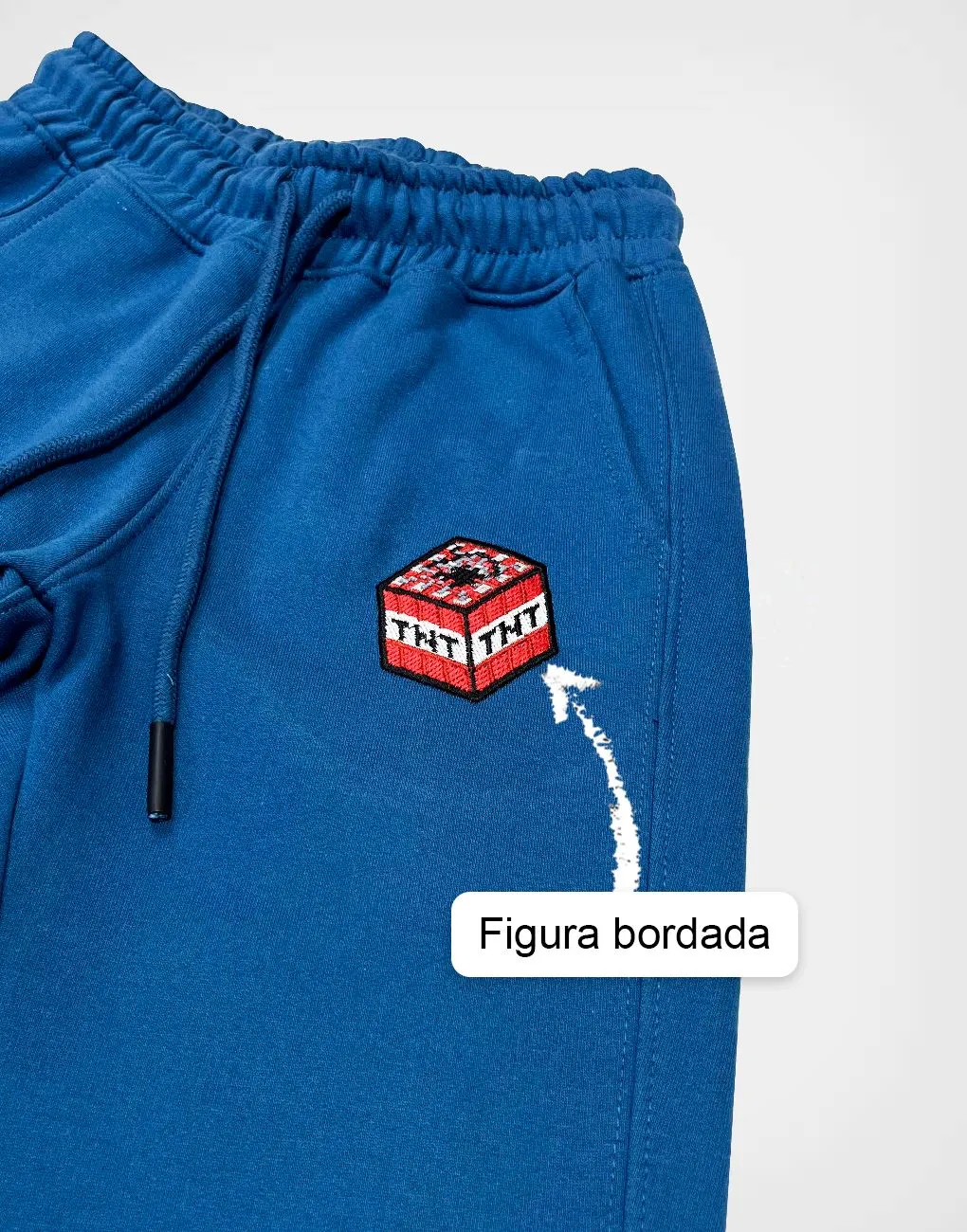 Pantalón Jogger Minecraft Color Azul Para Niños
