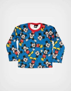Pijama Micropolar Mickey Mouse Color Azul Para Niños