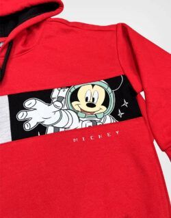 Polera Roja Con Capucha Mickey Mouse Para Niños