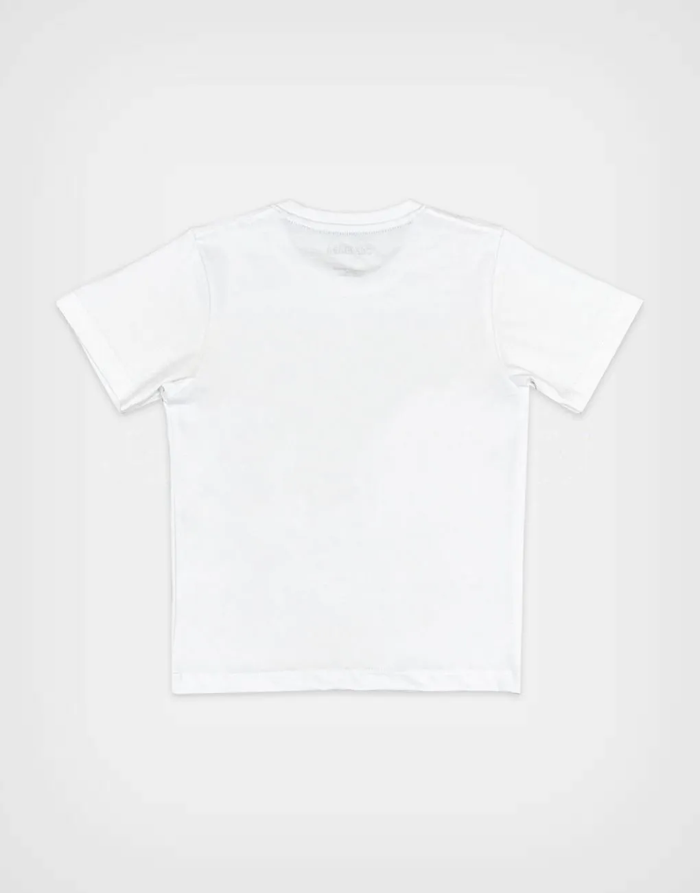 Polo Manga Corta Capibara Color Blanco Para Niños