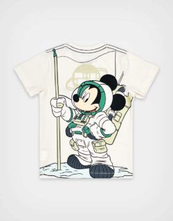 Polo Manga Corta Mickey Mouse Color Marfil Para Niños