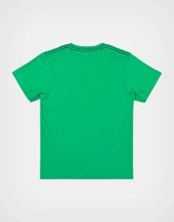 Polo Manga Corta Minecraft Color Verde Para Niños