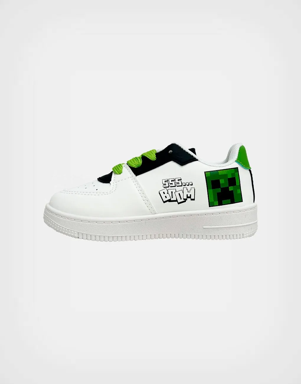 Zapatillas Minecraft Blancas Para Niños