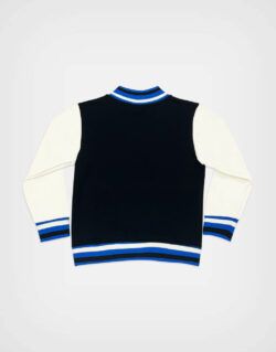 Casaca Bomber Sonic & Shadow Color Azul + Negro Para Niños