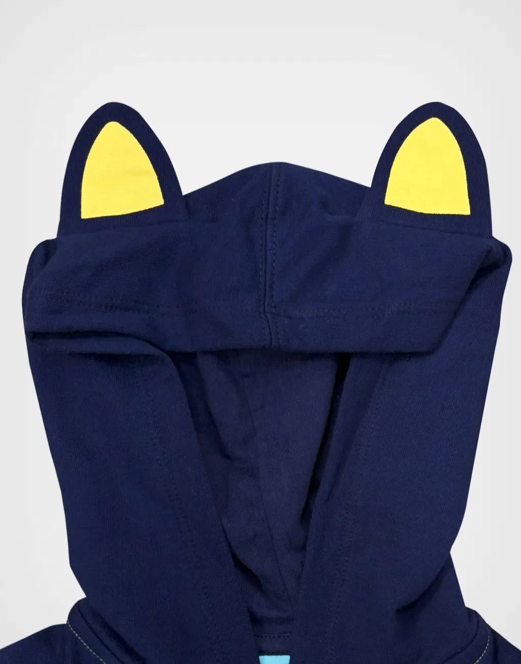 Casaca Con Capucha Bluey Color Celeste + Azul Para Niños