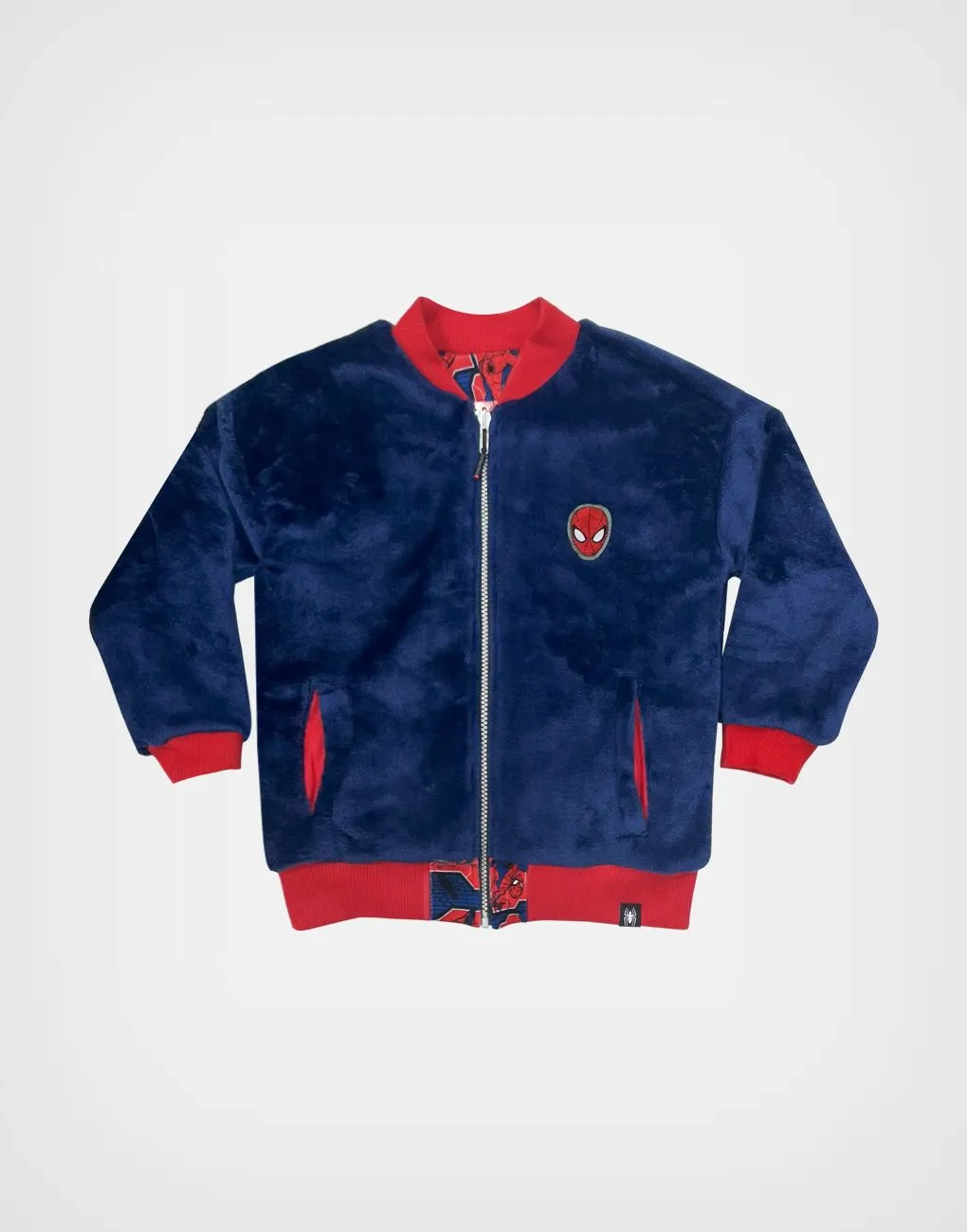 Casaca Reversible Spiderman Para Niños