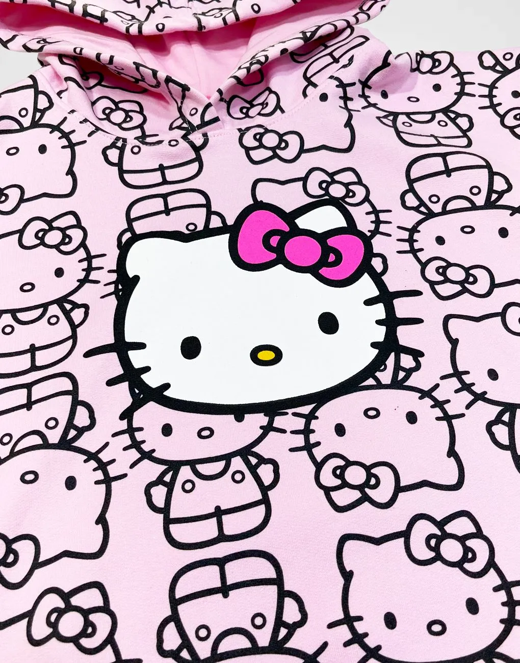 Conjunto Hello Kitty Polera + Jogger Color Rosa Para Niñas