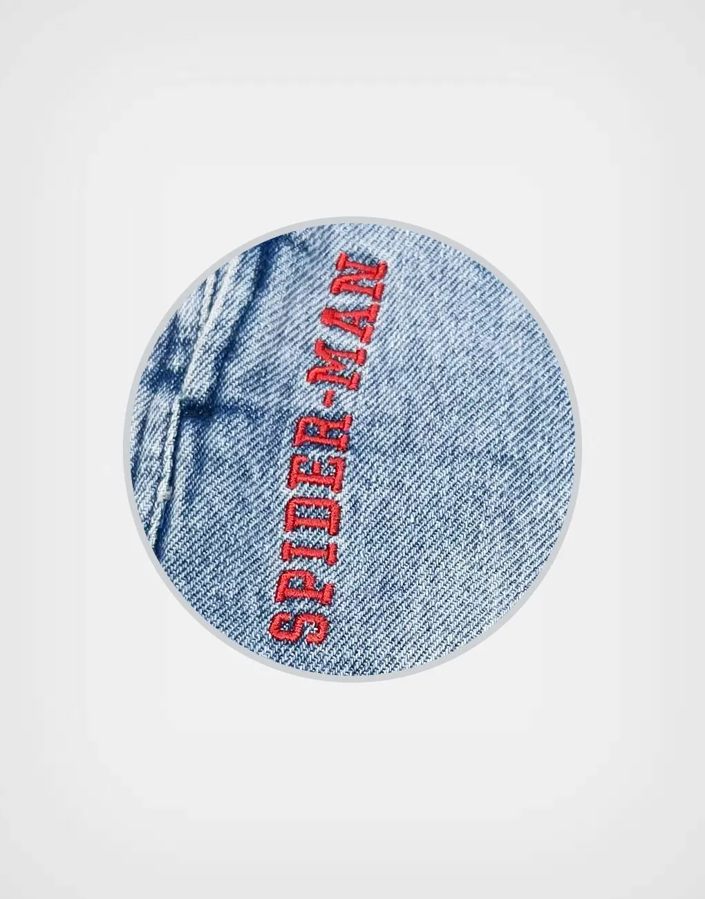 Pantalón Jean Azul Spider Man Para Niños
