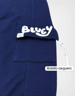 Pantalón Jogger Bluey Color Azul para Niños