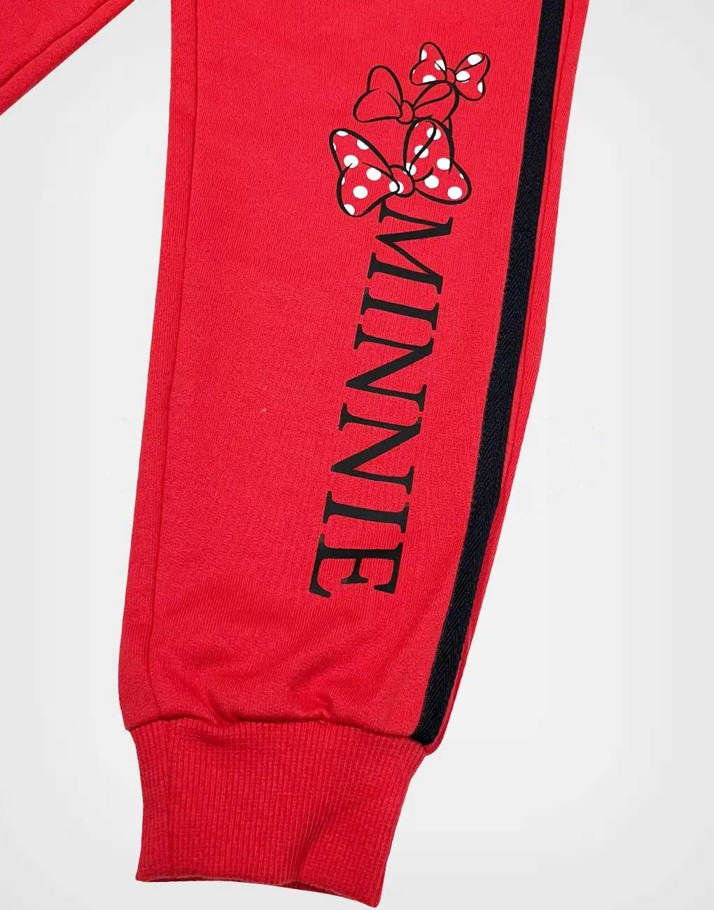 Pantalón Jogger Minnie Mouse Color Rojo para Niñas