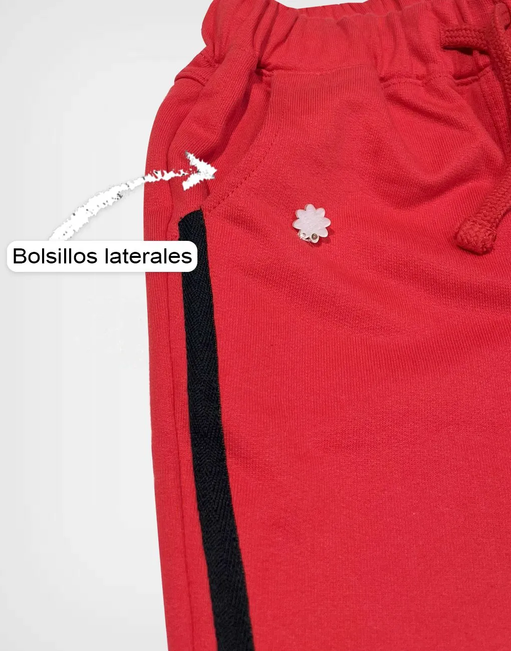 Pantalón Jogger Minnie Mouse Color Rojo para Niñas