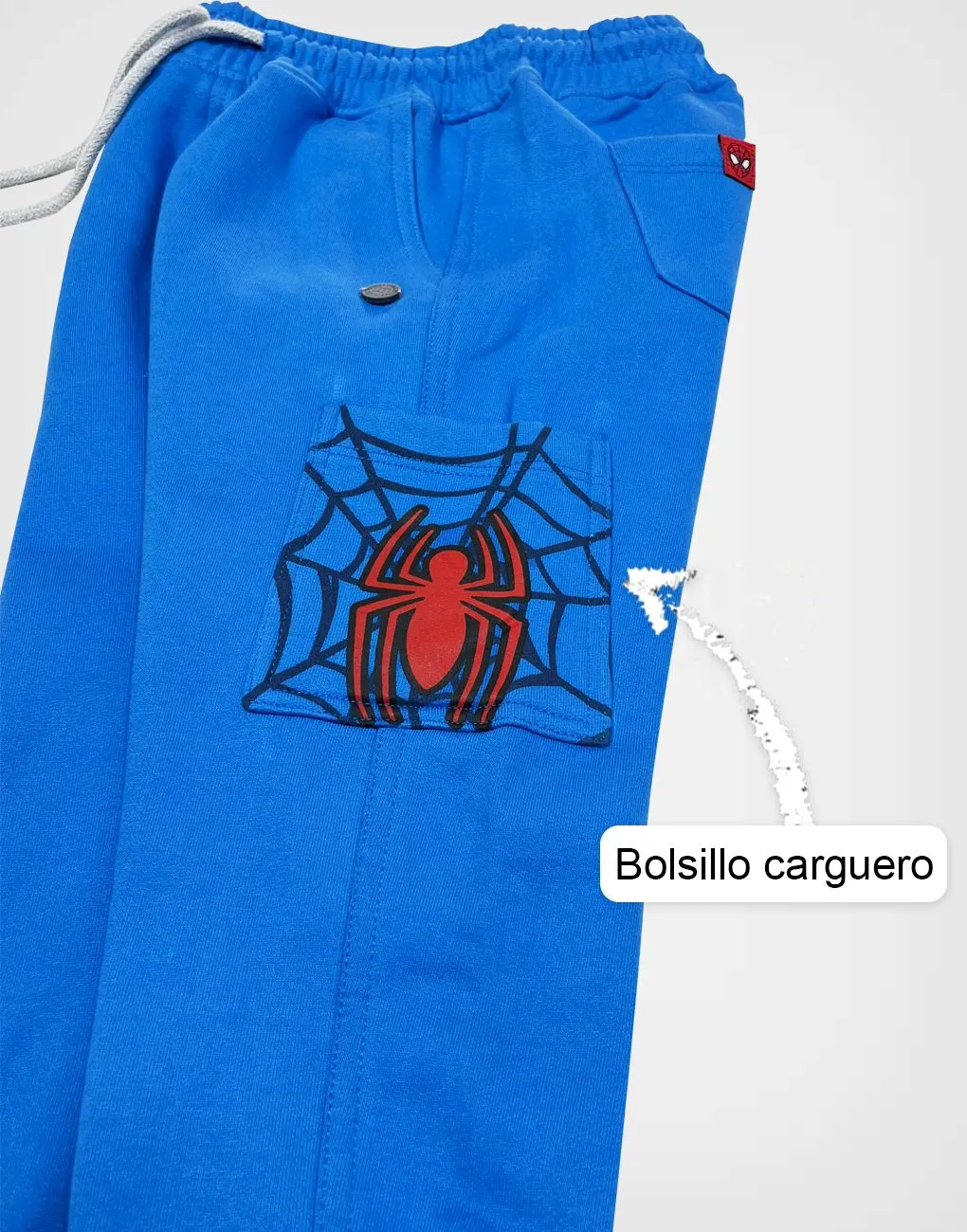 Pantalón Jogger Spider Man Color Azul para Niños