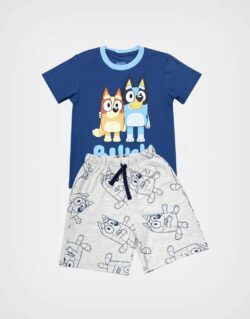 Pijama MC Bluey Color Azul Para Niños