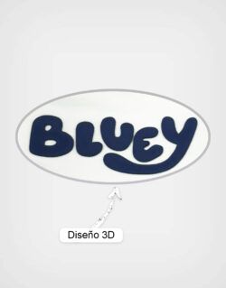 Polera Bluey Beige + Color Azul Para Niños