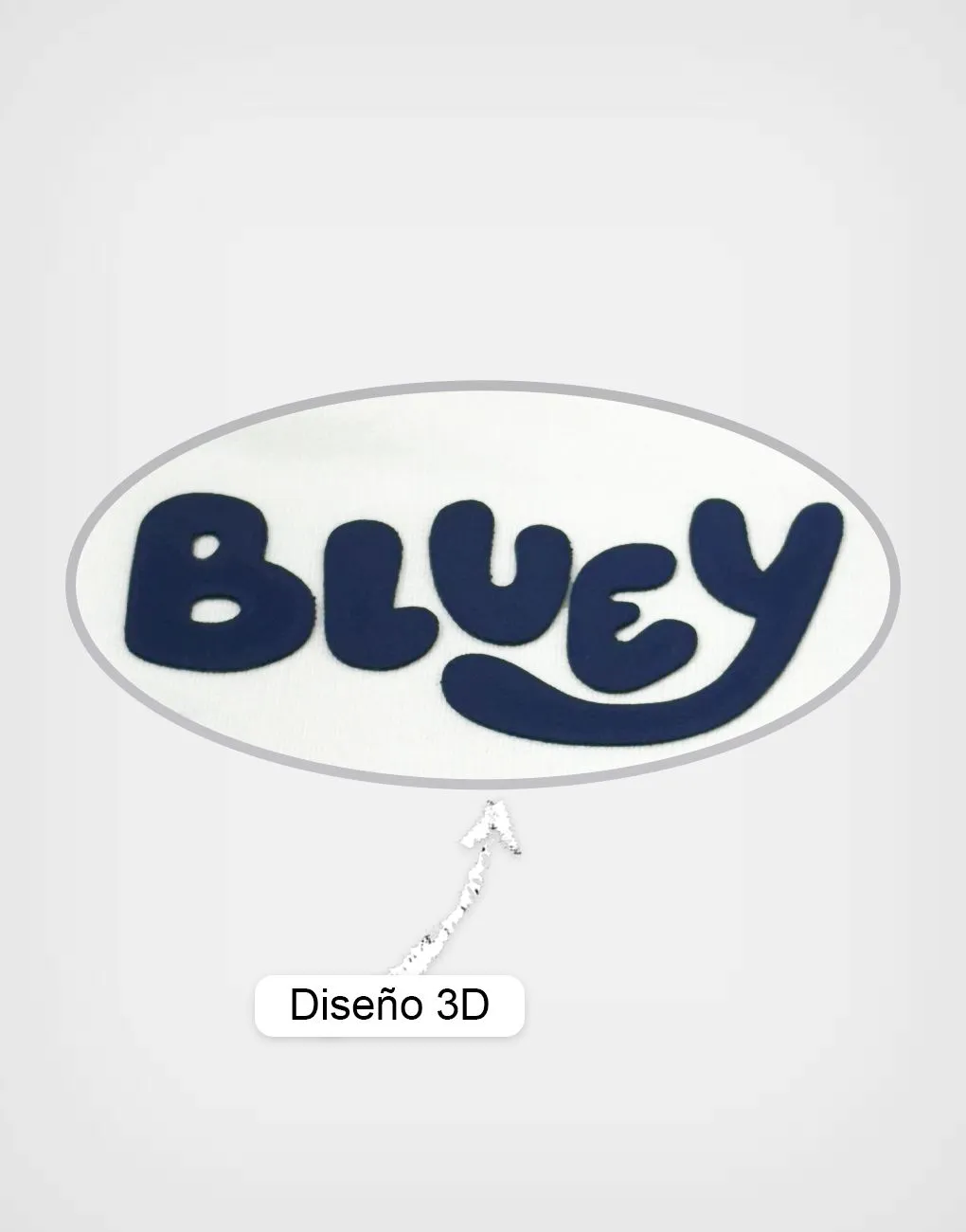 Polera Bluey Beige + Color Azul Para Niños