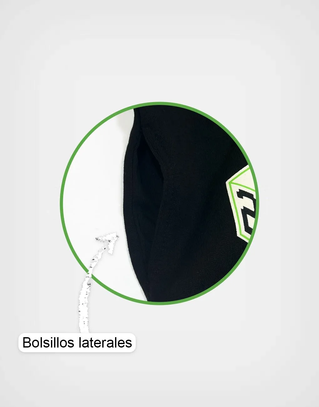 Polera Con Capucha Minecraft Creeper Color Negra Para Niños
