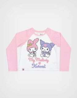 Polo Manga Larga My Melody Color Rosa Para Niñas