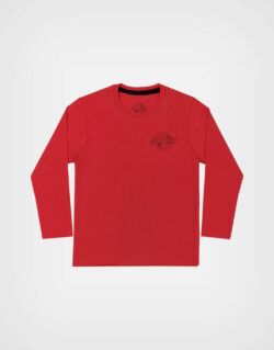 Polo Manga Larga Sonic Shadow Color Rojo Para Niños