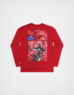 Polo Manga Larga Spider Man Venom Color Rojo Para Niños