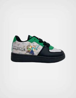 Zapatillas Minecraft Color Negro Para Niños