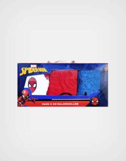 Calzoncillos Spider Man Color Azul Pack de 3 und Para Niños