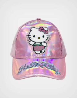 Gorra Hello Kitty Color Rosa Tornasolado Para Niñas