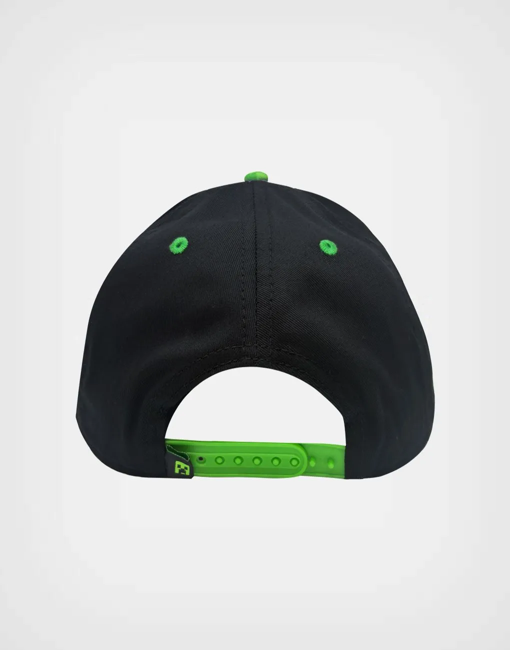 Gorra Minecraft Creeper Color Negro Para Niños