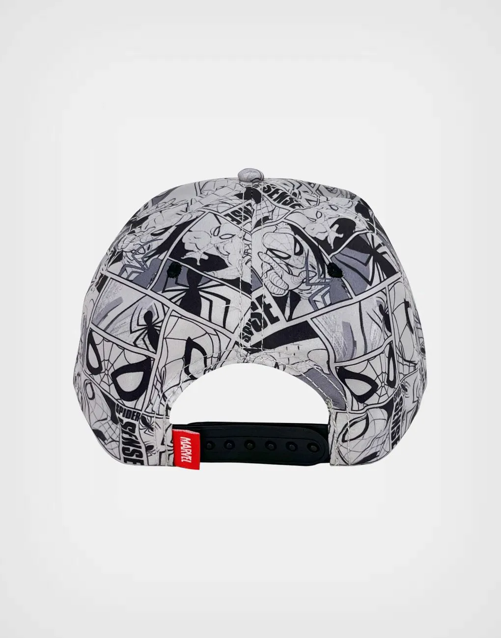 Gorra Spider Man Color Gris Estilo Comics Para Niños