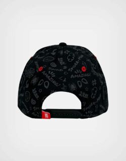 Gorra Spider Man Color Negro Y Rojo Para Niños