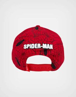 Gorra Spider Man Color Rojo Para Niños