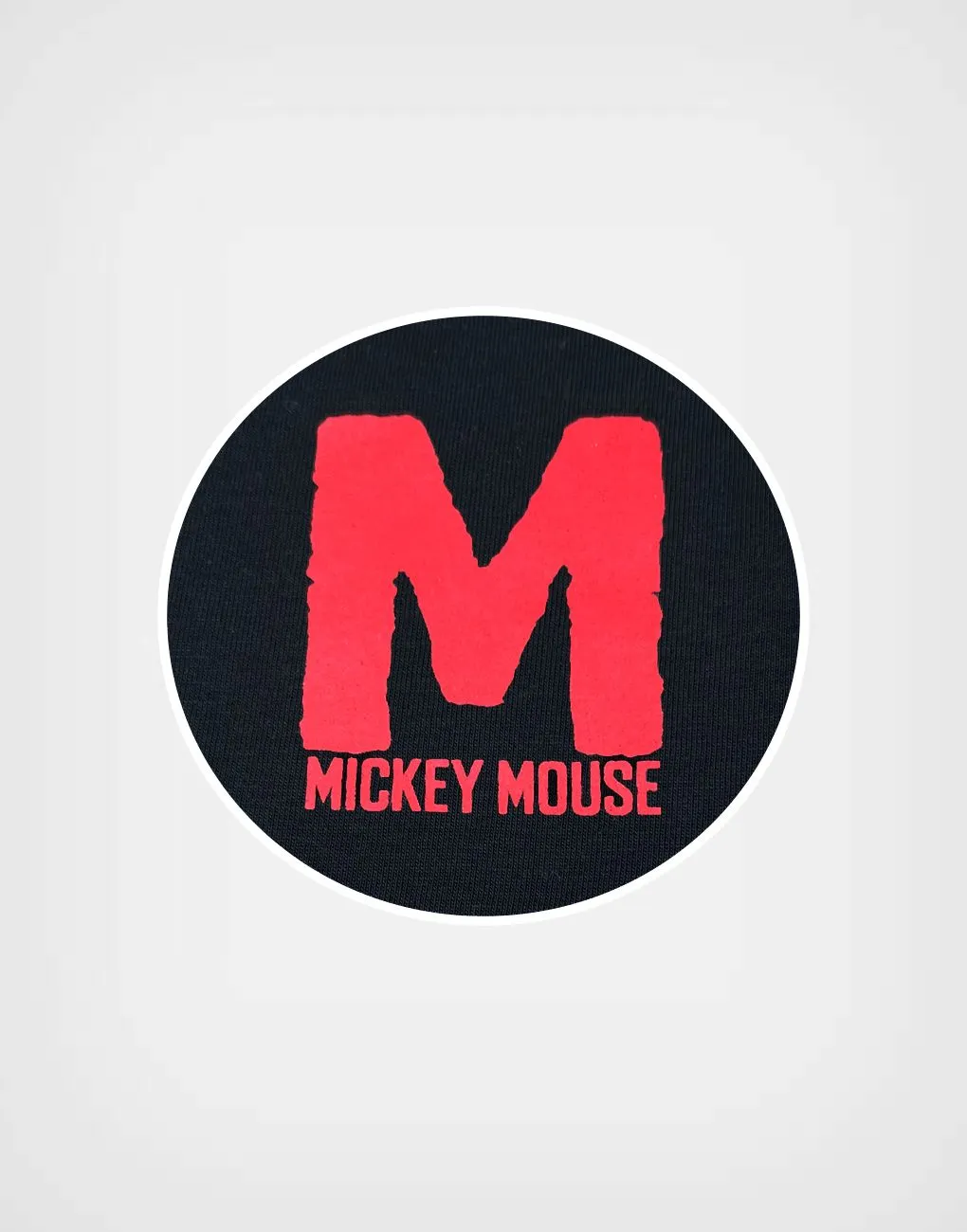 Polo Manga Larga Mickey Color Blanco + Negro Para Niños