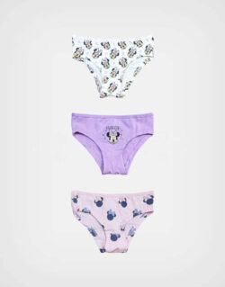 Truzas Minnie Mouse Color Rosa Pack de 3 und Para Niñas
