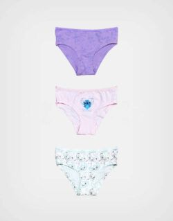 Truzas Stitch Color Lila Pack de 3 und Para Niñas