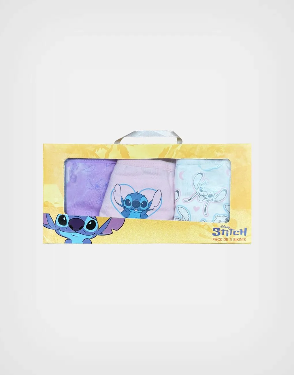 Truzas Stitch Color Lila Pack de 3 und Para Niñas