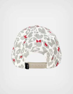 Gorra Minnie Mouse Color Beige + Rojo Para Niñas
