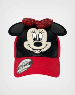 Gorra Minnie Mouse Color Rojo Para Niñas