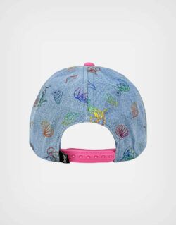 Gorra Stitch Jean Color Azul Para Niñas