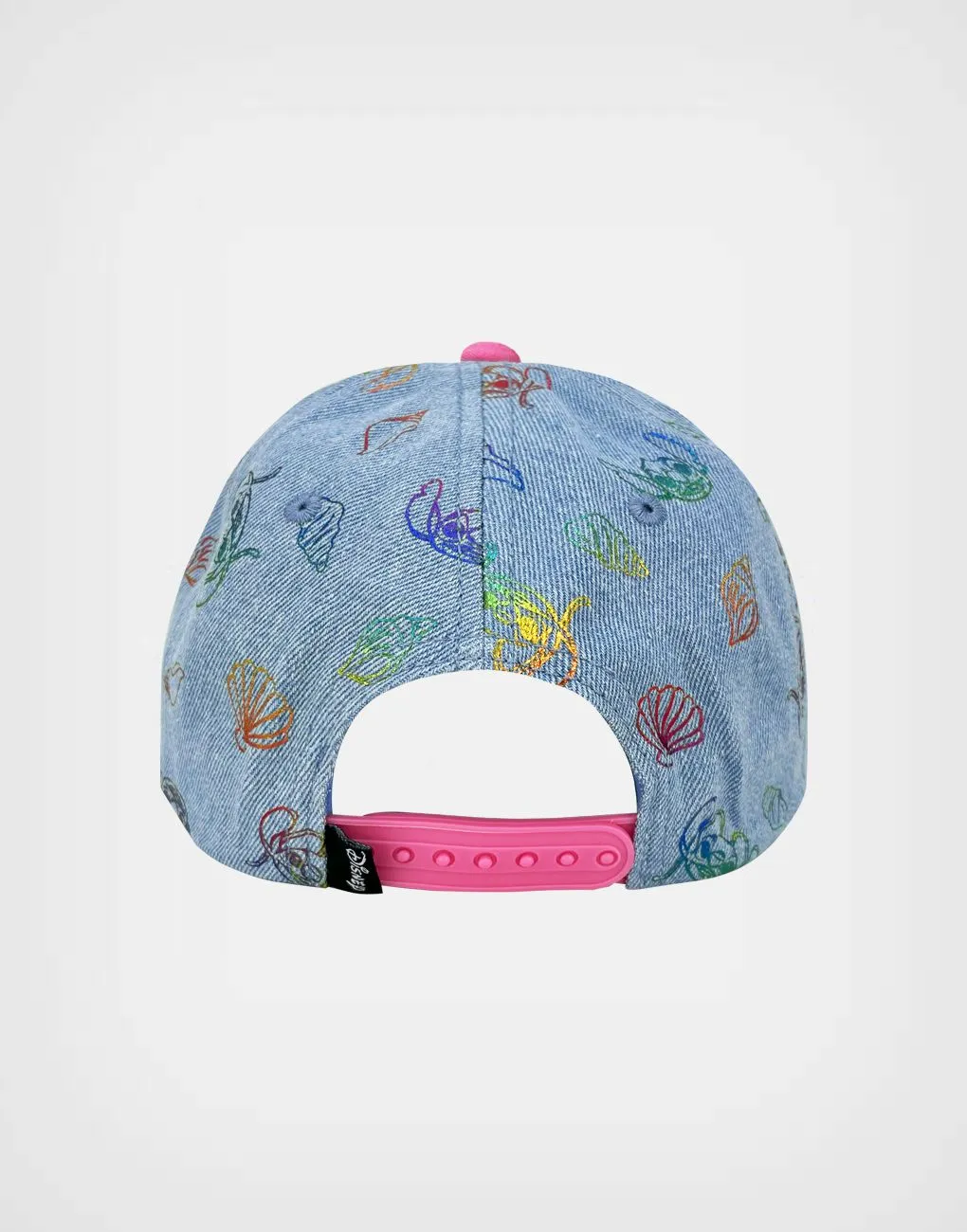 Gorra Stitch Jean Color Azul Para Niñas
