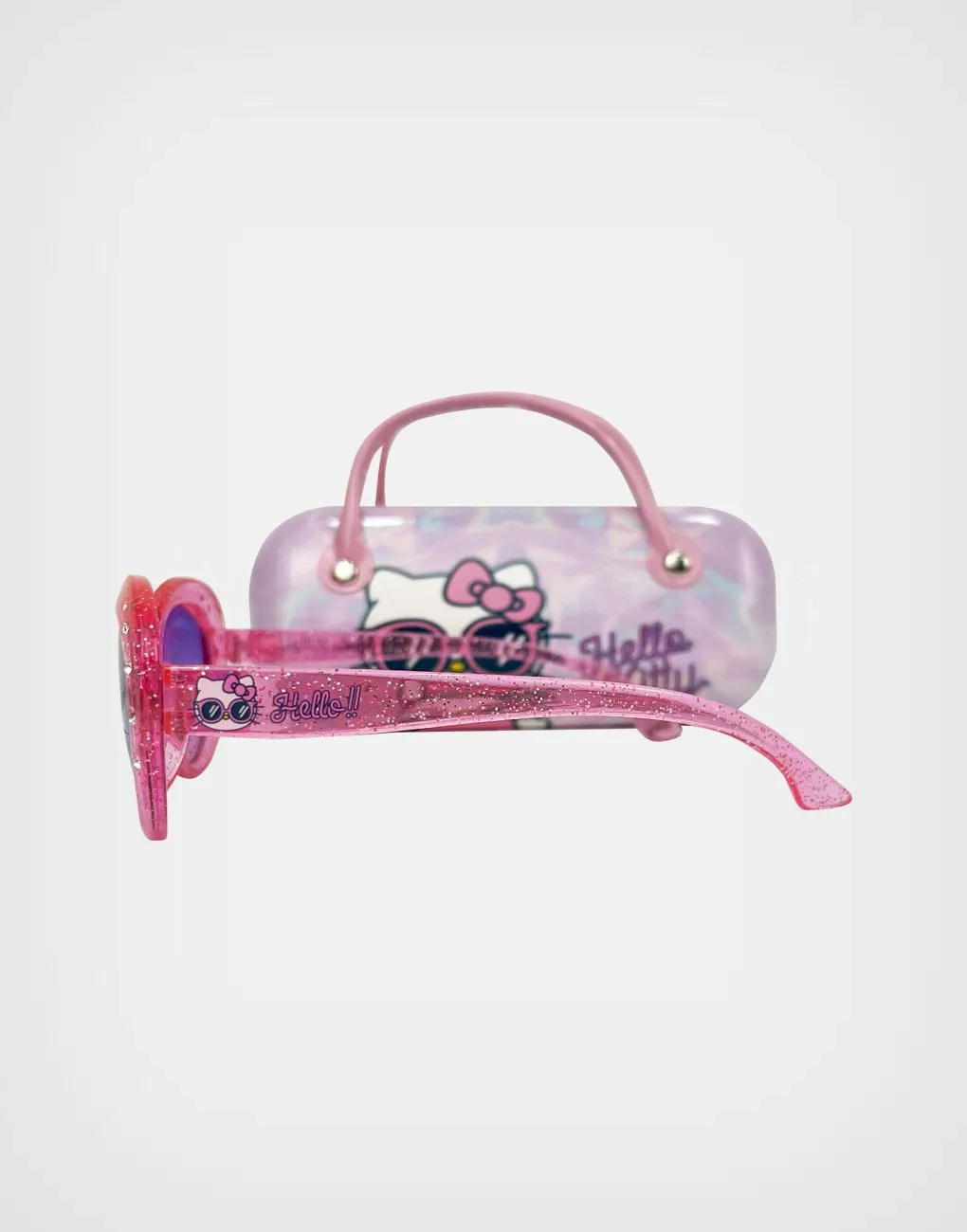 Lentes de Sol Hello Kitty Color Rosa con Estuche Para Niñas