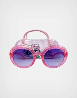 Lentes de Sol Hello Kitty Color Rosa con Estuche Para Niñas