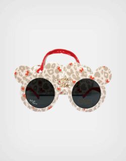 Lentes de Sol Minnie Mouse Color Beige con Estuche Para Niños