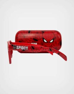 Lentes de Sol Spider Man (Hombre Araña) Color Rojo con Estuche Para Niños